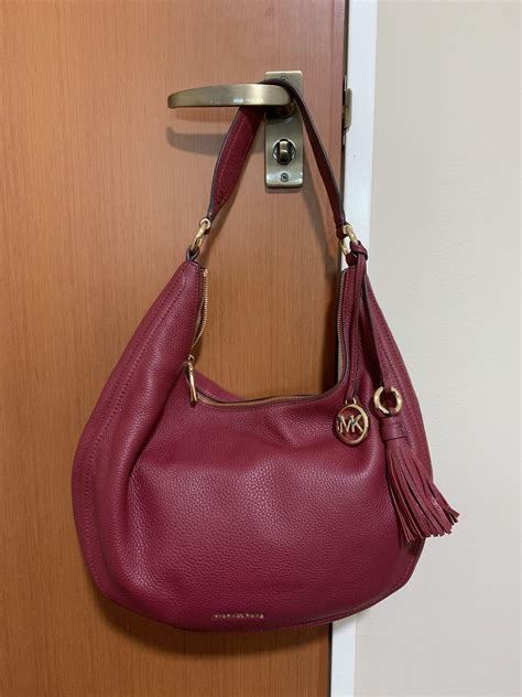 Michael Kors Lydia Large Hobo, Mulberry 